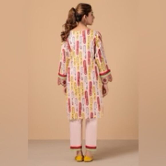 BONANZA SATRANGI PAKISTANI DESIGNER DRESS 2 PIECE - Picture 6 of 6